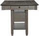 Mazin Furniture Granby Antique Gray Counter Height Dining Table with Coffee Top -2