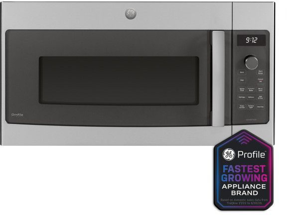 GE Profile™ 1.7 Cu. Ft. Stainless Steel Over The Range Microwave-1