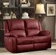 ACME Furniture Zuriel Red Manual Motion Reclining Loveseat-1