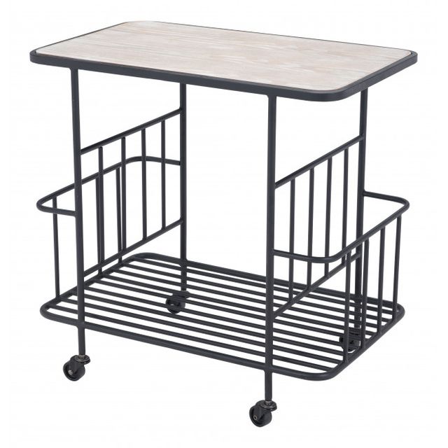 Zuo® Modern Argus Black Bar Cart-0