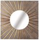 A & B Home Felix Brass/Gray Muted Mirror-1