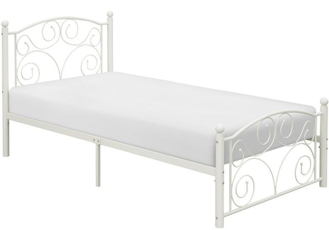 Homelegance® Pallina White Twin Platform Bed-0