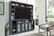 aspenhome® Perry Malta Blue 84'' Console and Hutch-1