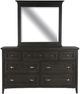 Magnussen Home® Westley Falls Graphite Dresser and Mirror-1