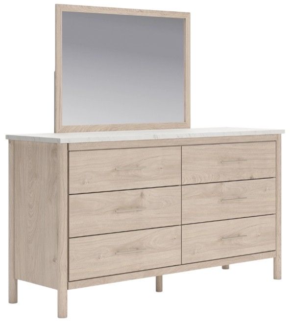 Signature Design by Ashley® Cadmori Two-Tone Dresser and Mirror-0