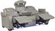 Homelegance® Apex Gray Double Power Reclining Sofa with Center Drop-Down Cup Holders-3