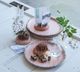 A & B Home Chelsea Pink Round Tray-1