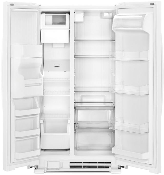 Whirlpool® 36 in. 24.5 Cu. Ft. Side-By-Side Refrigerator-White-1
