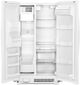 Whirlpool® 36" 24.5 Cu. Ft. Side-By-Side Refrigerator-White-1