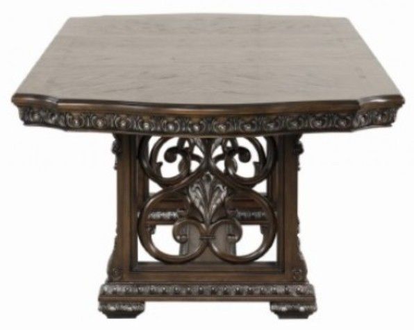 Furniture of America® Promenade 7-Piece Dark Brown Dining Table Set-3