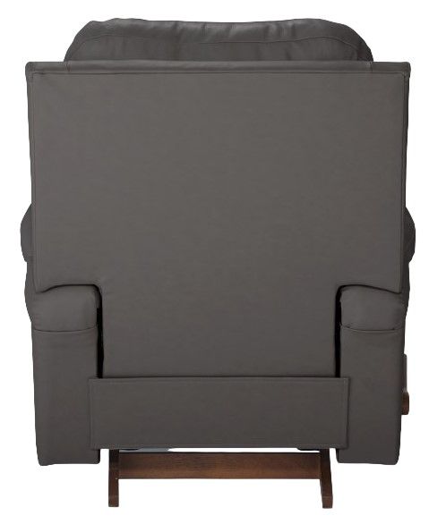 La-Z-Boy® Greyson Blue Grey Leather Manual Rocking Recliner-3