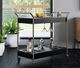 BDI Verra™ 5640 Glass Bar Cart-Black-4