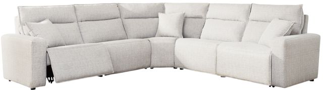 Signature Design by Ashley® Modmax II 5-Piece Stone Power Reclining Curved Sectional-0