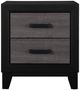 Global Furniture USA Lisbon 4-Piece Black/Dark Gray Twin Panel Bedroom Set-4
