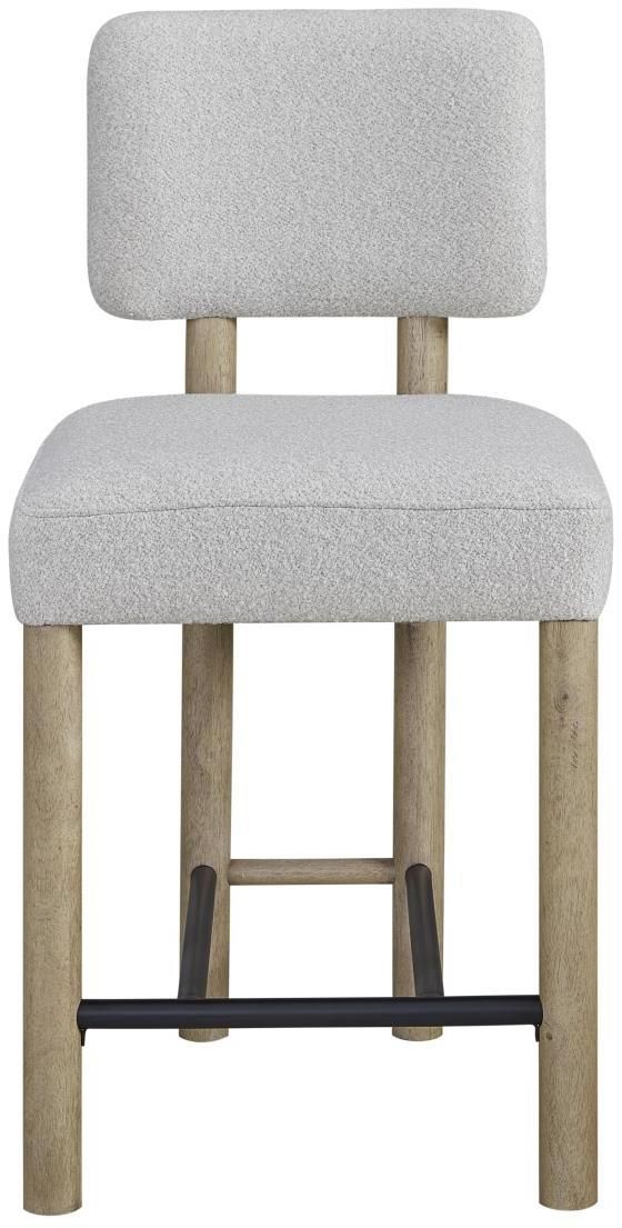 Bernards Pagosa Rio Smoke Upholstered Counter Stool-1