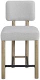 Bernards Pagosa Rio Smoke Upholstered Counter Stool-1