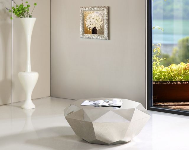 Meridian Furniture Gemma Silver Coffee Table-1