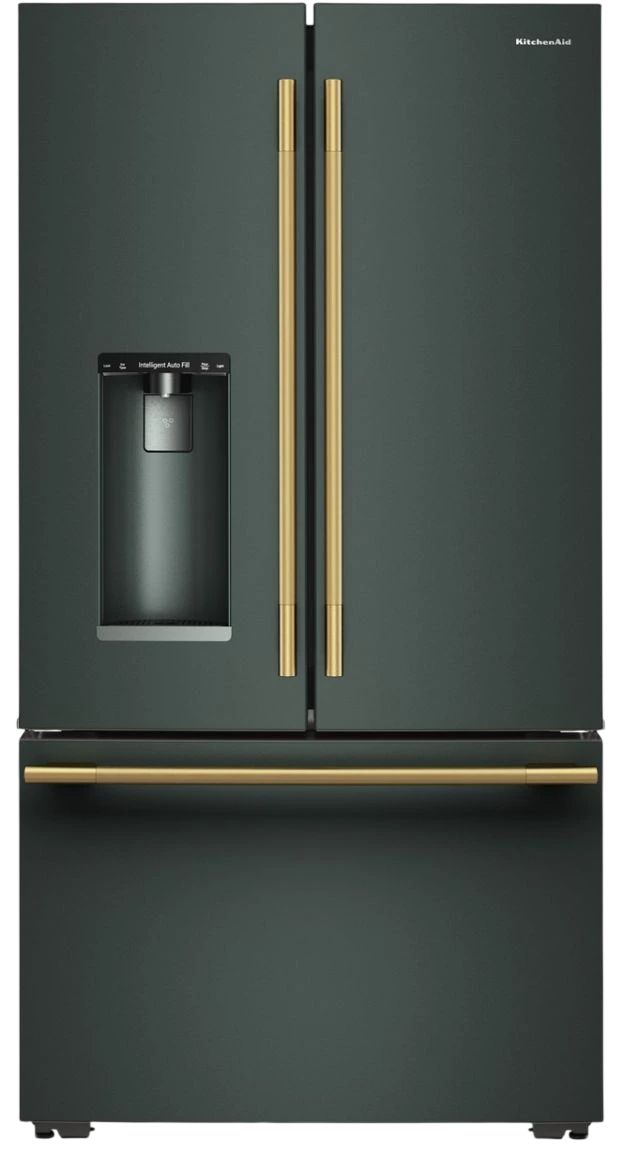 KitchenAid® 36" 23.1 Cu. Ft. Juniper Counter Depth French Door Refrigerator with Intelligent Auto Fill-4