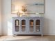 International Furniture Direct Brava Blue 4-Door Console-1