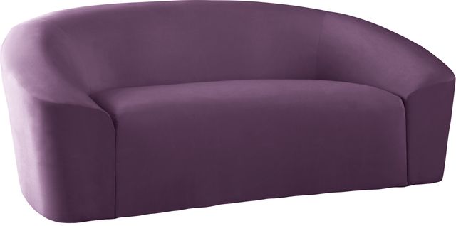 Meridian Furniture Riley Purple Velvet Loveseat-1