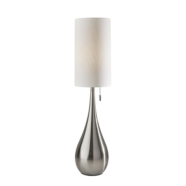 Adesso® Christina Brushed Steel Table Lamp-0