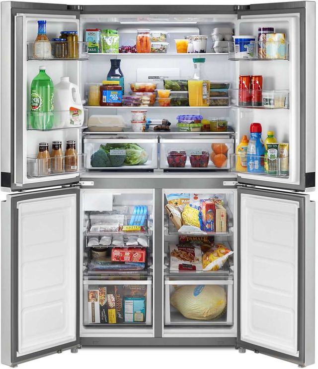 Whirlpool® 36 in. 19.4 Cu. Ft. Fingerprint Resistant Metallic Steel Counter Depth French Door Refrigerator-2
