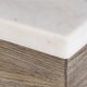 Signature Design by Ashley® Loyaska Ivory Sofa Table with Brown Base -5