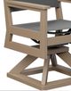 Berlin Gardens Mayhew Sling Swivel Rocker Dining Chair-1