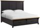 Elements International Montrose Brown/Espresso King Panel Storage Bed-0