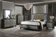 New Classic® Home Furnishings Radiance 4-Piece Black Pearl King Panel Bedroom Set-1