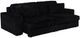 Coaster® Jacana Black Corduroy Upholstered Dual Power Chaise Sofa-0