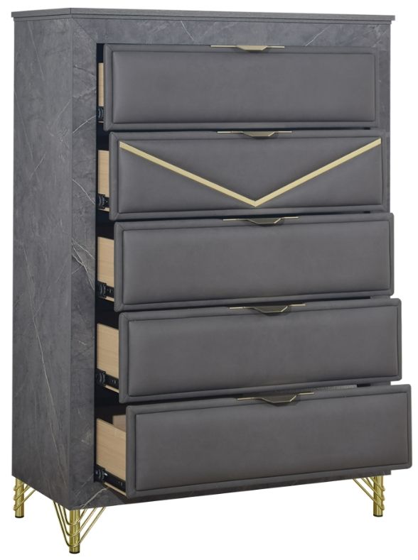 New Classic® Home Furnishings Symmetry Charcoal Chest-3
