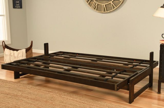 Kodiak Furniture Aspen Canadian/Reclaim Mocha Full Futon with Mattress-2