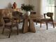 International Furniture Direct Balam Brown Round Dining Table-1