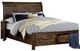 Mazin Furniture Jerrick Burnished Brown Queen Bed-0