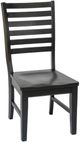 TEI St. Michael Black Matt Rub-Thru Side Chair-0