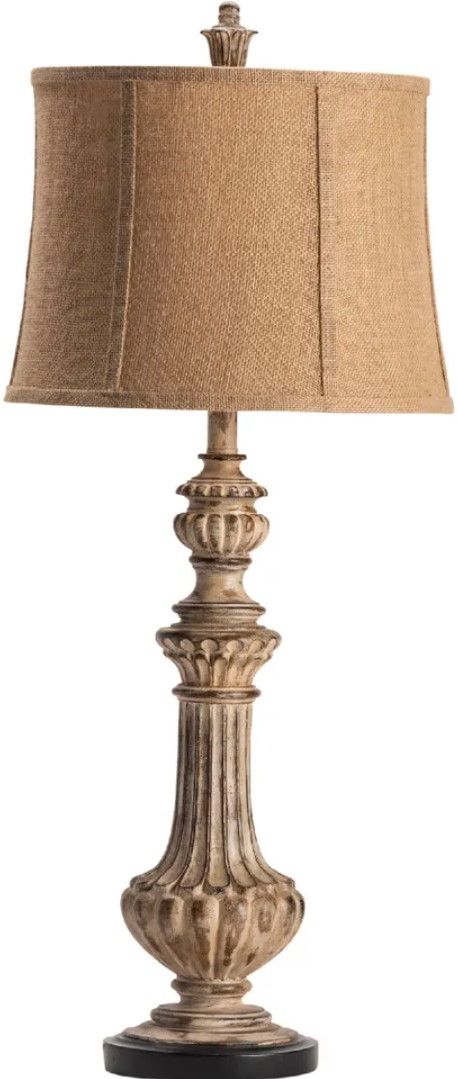 Crestview Collection Cameron Beige Table Lamp-0