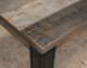 International Furniture Direct Loft Brown Gray Dining Table with Black Frame-2