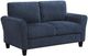 Homelegance® Ellery Blue Loveseat-0