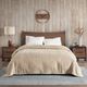 Olliix by Woolrich Full/Queen Tan Burlington Berber Blanket-5