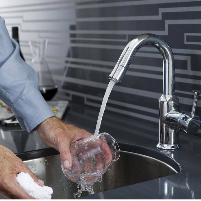 American Standard Pekoe® Polished Chrome One Handle Bar Sink Faucet-1