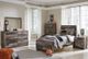 Benchcraft® Derekson 2-Piece Multi Gray Twin Panel Bed Bedroom Set-3