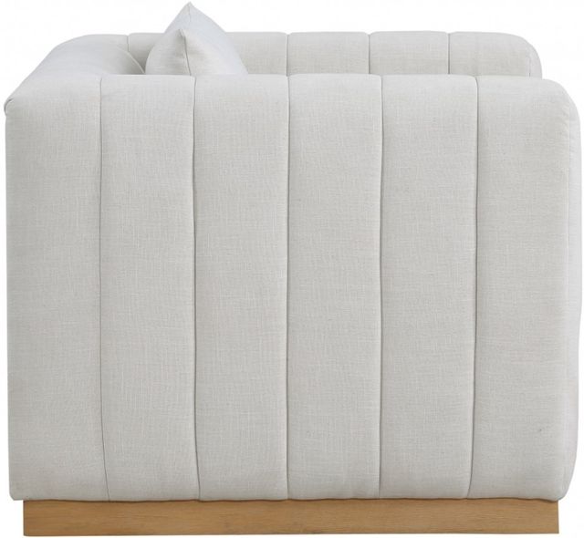 Meridian Furniture Lucia Cream/Natural Chair-2
