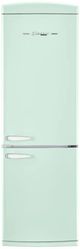 Unique® Appliances Classic Retro 24" 11.7 Cu. Ft. Summer Mint Green Counter Depth Bottom Freezer Refrigerator-0