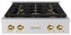 ZLINE Paramount Series Autograph Edition 30" Stainless Steel Gas Cooktop with Polished Gold Accents-0