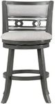 New Classic® Home Furnishings Gia Gray 24'' Swivel Counter Stool-2