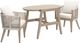 Signature Design by Ashley® Crescent View 3-Piece Beige Fabric/Rope/Wood Outdoor Dining Set-0