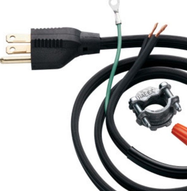 InSinkErator® Black Power Cord Kit-1