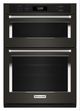 KitchenAid® 30" PrintShield™ Black Stainless Steel Oven/Microwave Combo Electric Wall Oven-0