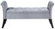 Coaster® Farrah Silver Rolled Arms Storage Bench-2